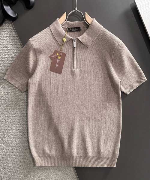 로로피아나 클래식 하이게이지 폴로셔츠 0903