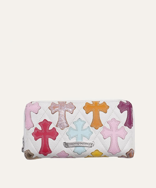 크롬하츠 멀티컬러 크로스 패치 월렛