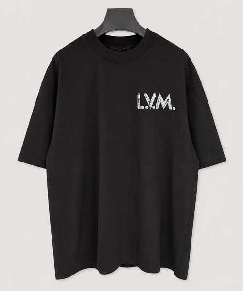 루이비통 LVM 백 자수 로고 반팔 국내배송 44